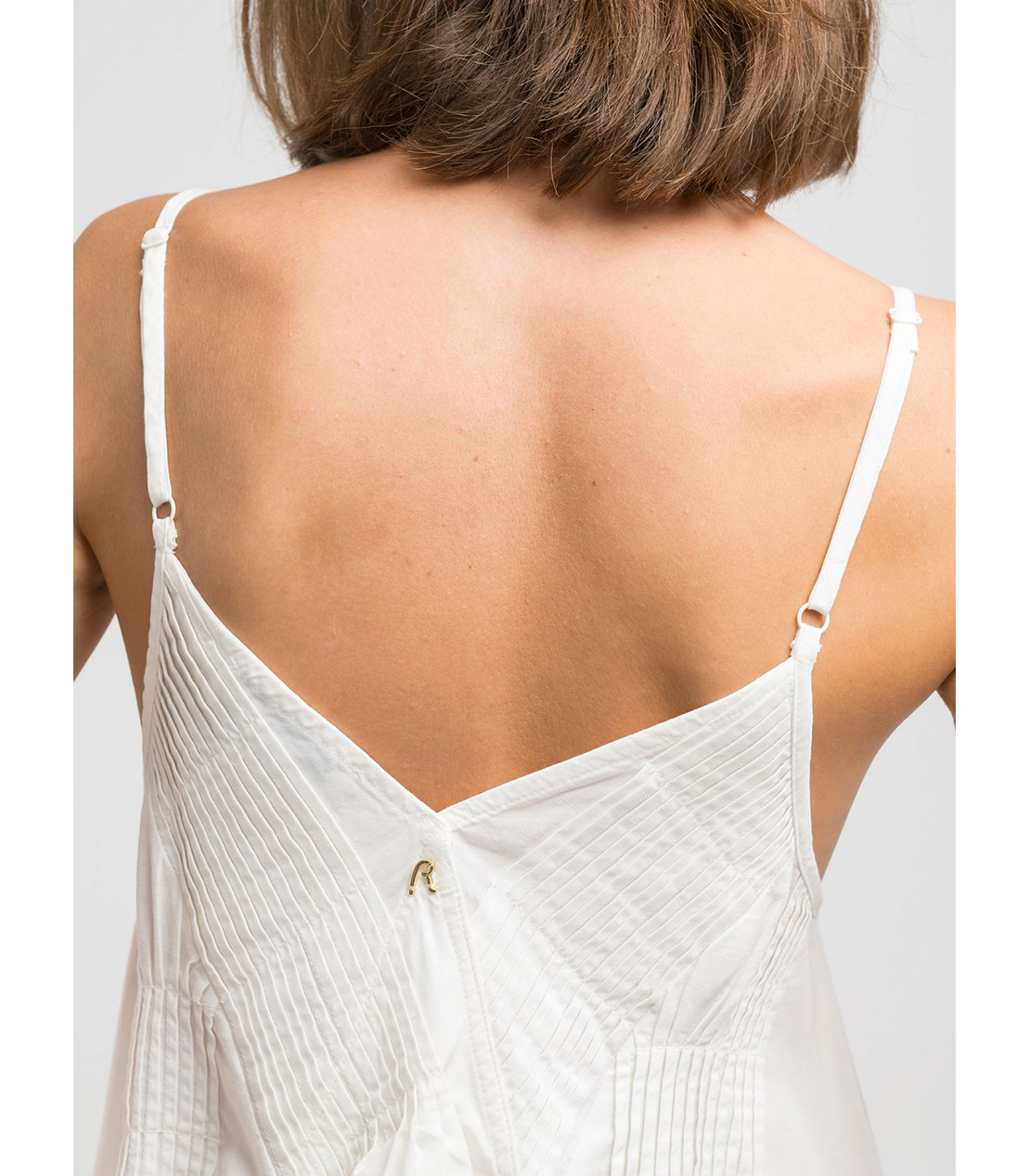 コンフォートフィットプリーツビスチェトップ 詳細画像 バターホワイト 6